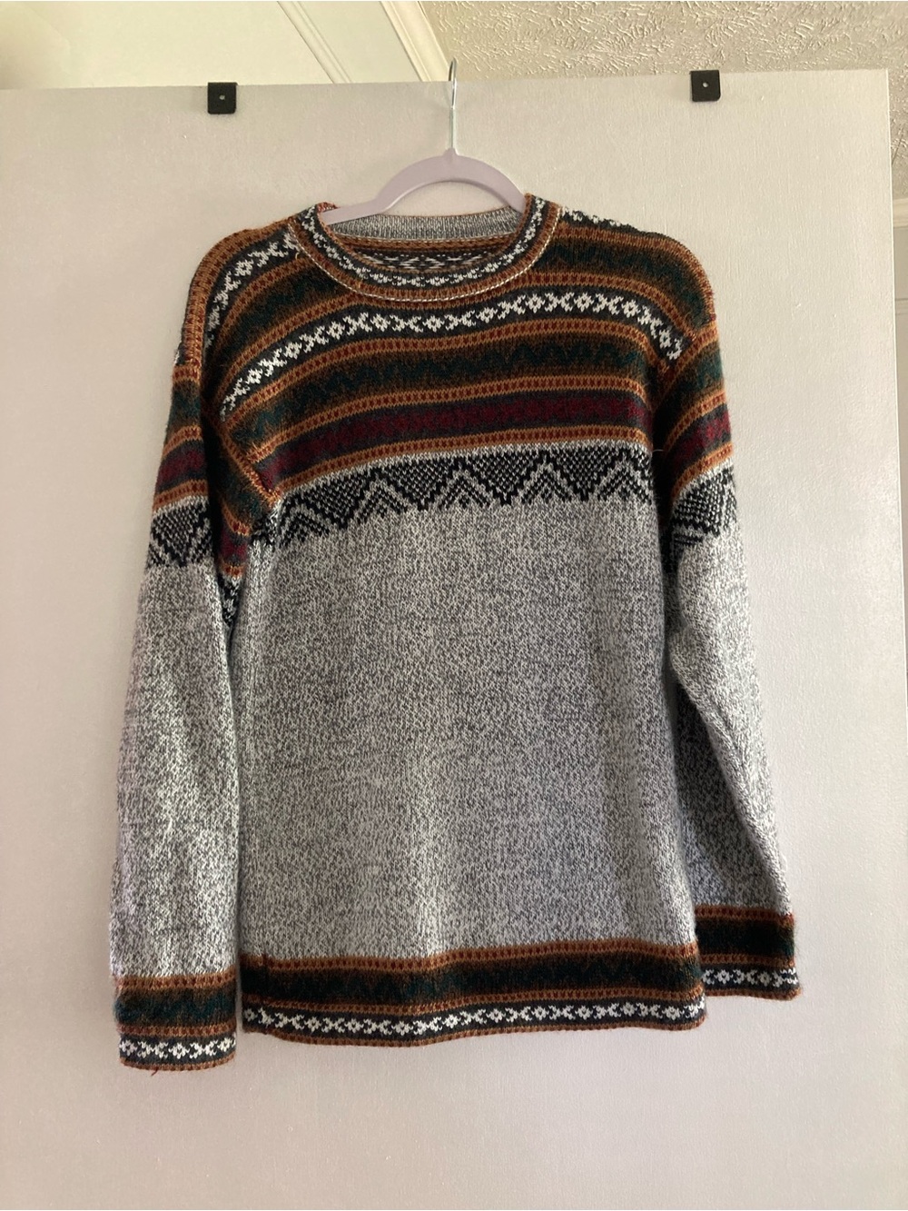 100% alpaca wool sweater